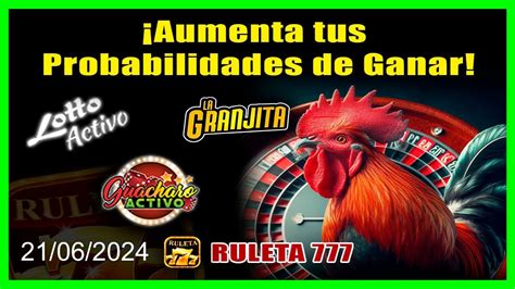 ️ DATOS DE LOTTO ACTIVO Y LA GRANJITA PARA HOY .